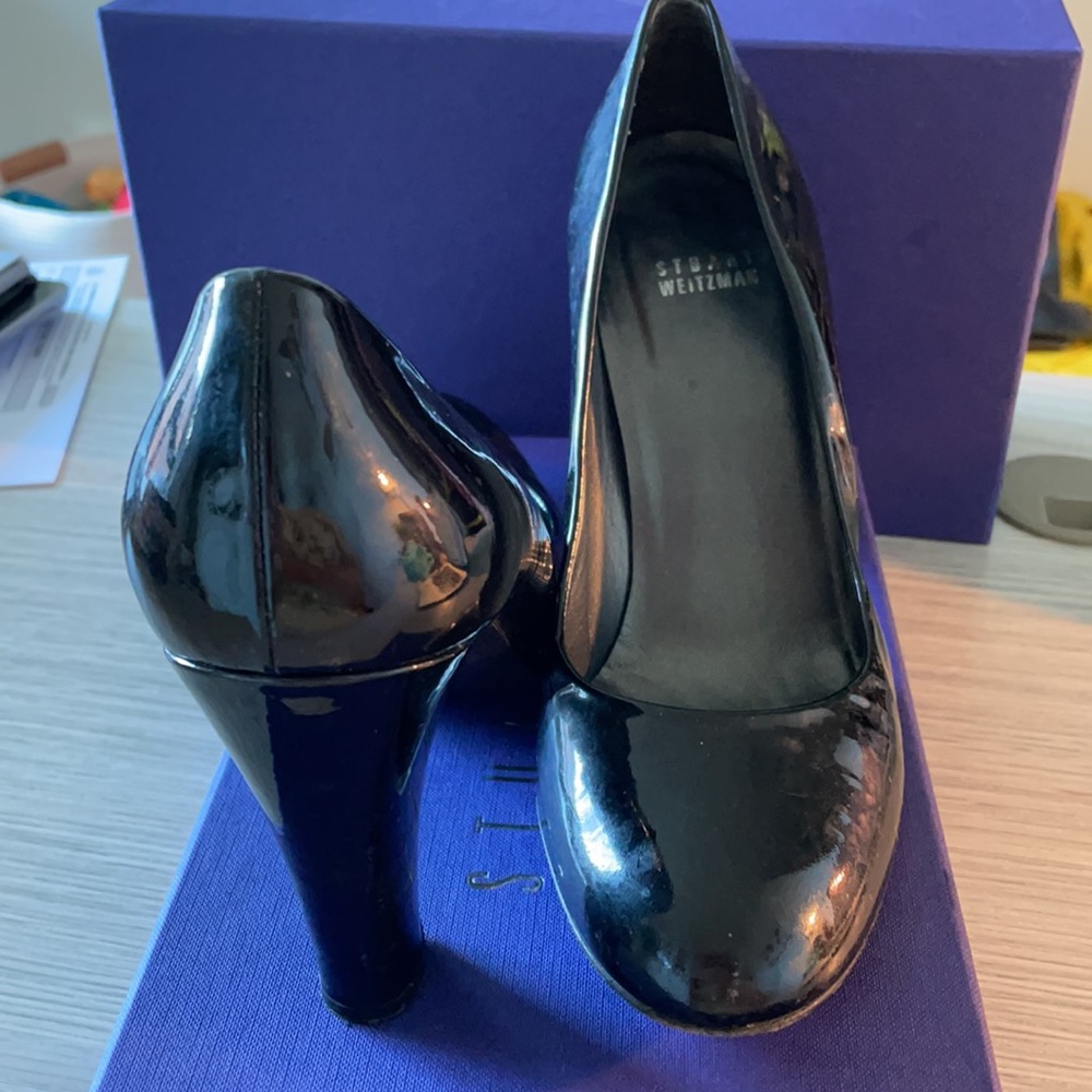 Stuart Weitzman Patent Round Toe Pump - image 2
